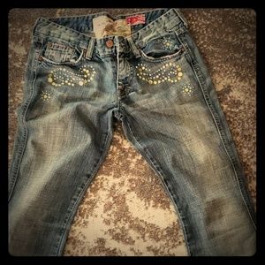 Rhinestone Seven for All Mankind Jeans